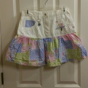 Girls Floral Skirt